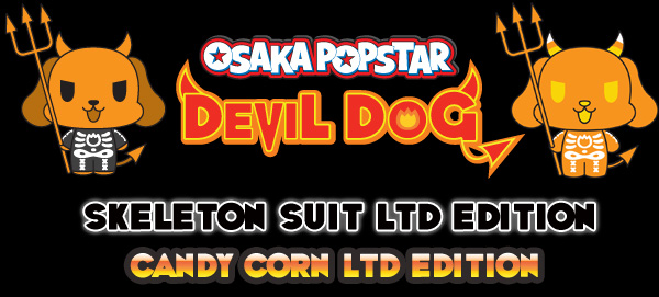 Osaka Popstar - Devil Dog SKeleton Suit Candy Corn